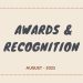 Awards & Recognitions Aug-2023