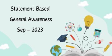 Statement Based General Awareness Sep-2023