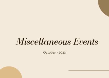 Miscellaneous Events Oct -23