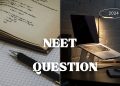 NEET – Structural organisation in animals – 2024
