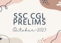 SSC CGL Prelims – Oct-23