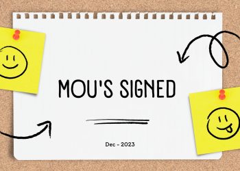 MoU’s Signed Dec – 23