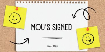 MoU’s Signed Dec – 23