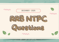 RRB NTPC Questions – 2023